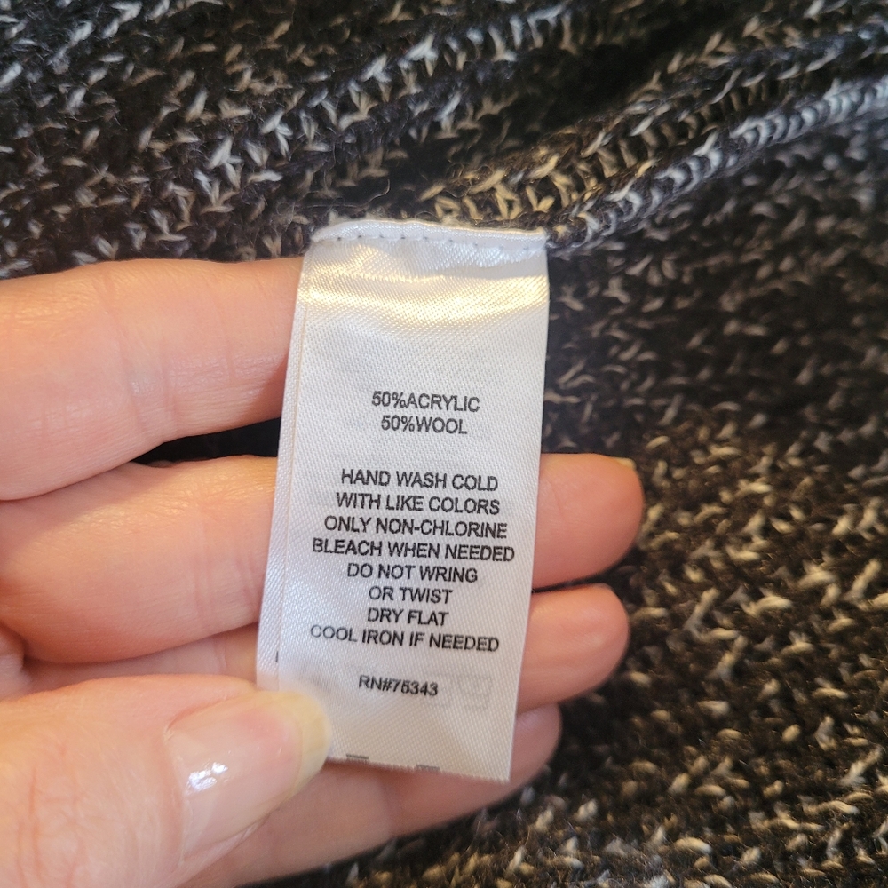 Cynthia Rowley Grey/Black Wool Blend Swing Mini Skirt. Size M - Picture 10 of 12